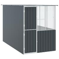 Fuglebure Anthracit 215x78x200 cm Galvaniseret Stål