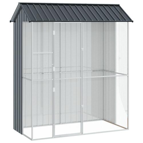 Fuglebur Antracit 215x110x247 cm Stål