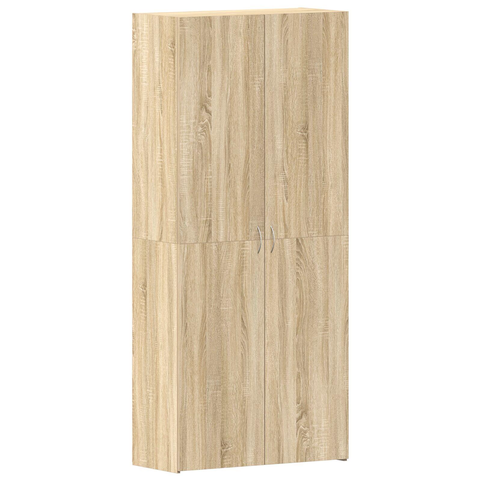 Skoskab Sonoma Eg 80x35,5x180 cm Konstrueret Træ