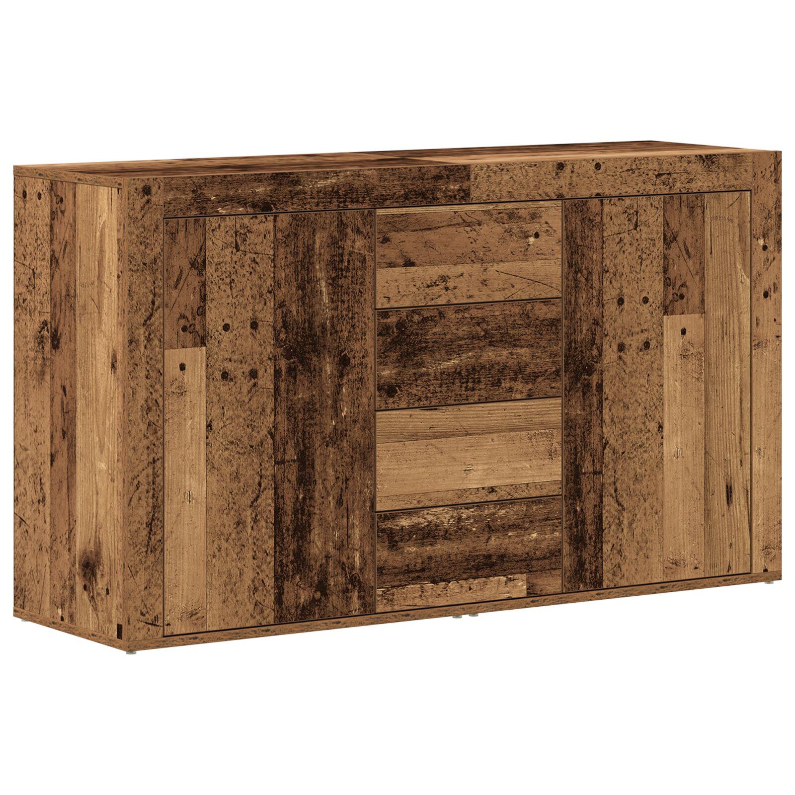 Sidebord Gammelt træ 120 x 36 x 69 cm Konstrueret træ billede