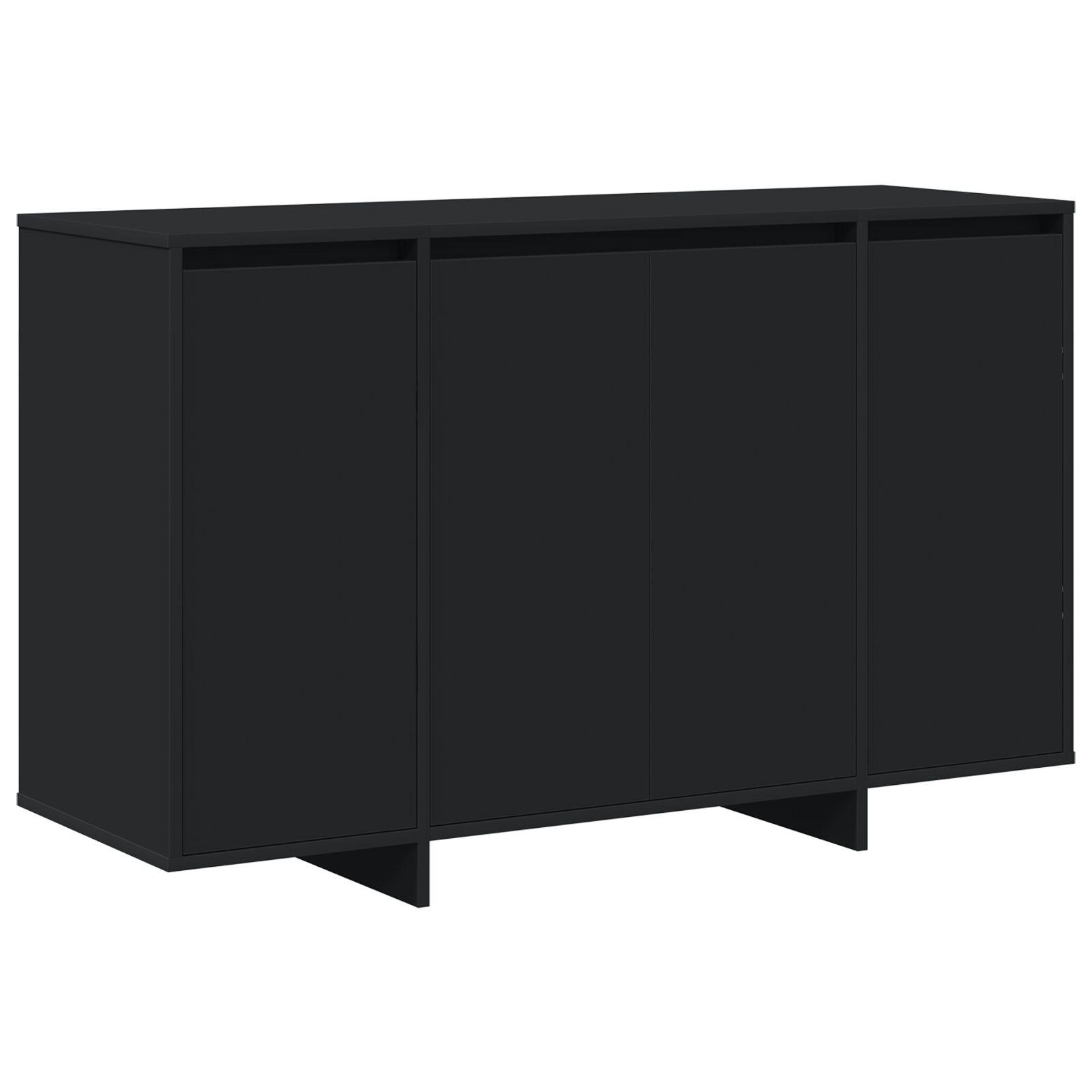 Sort Sideboard Sort Konstrueret træ 120 x 41 x 75 cm