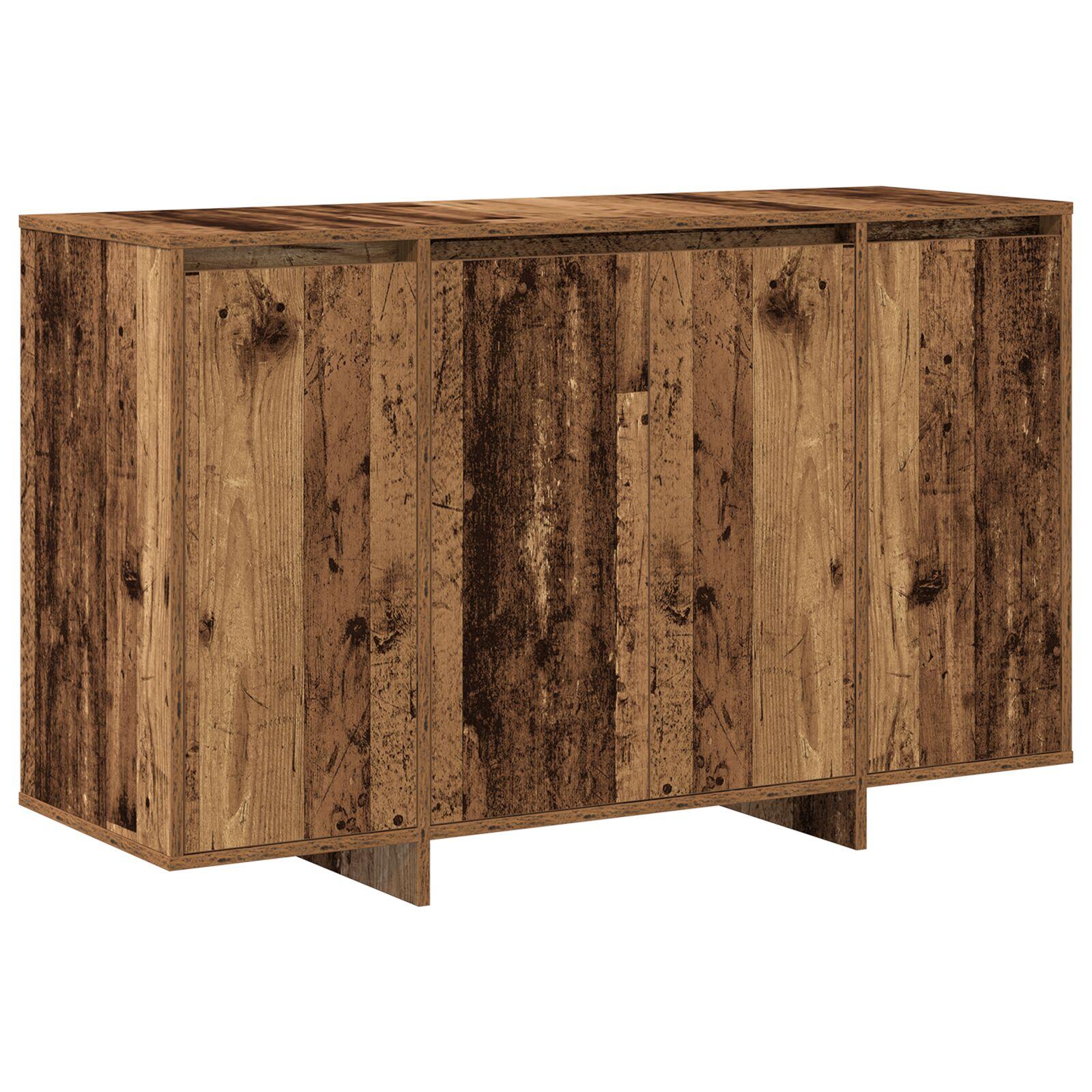 Brunt sideboard Gammelt træ Træ 120 x 41 x 75 cm Sideboard