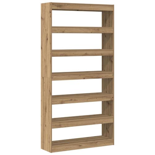 Bogreol Artisan egetræ Massivt træ 100 x 30 x 198 cm Boghylder