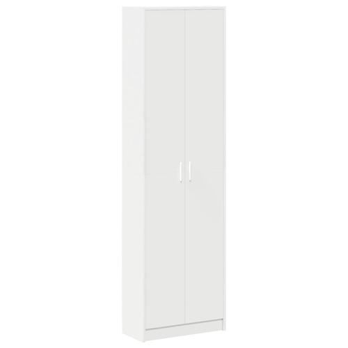 Garderobe Hvid 55x25x189 cm Spånplade