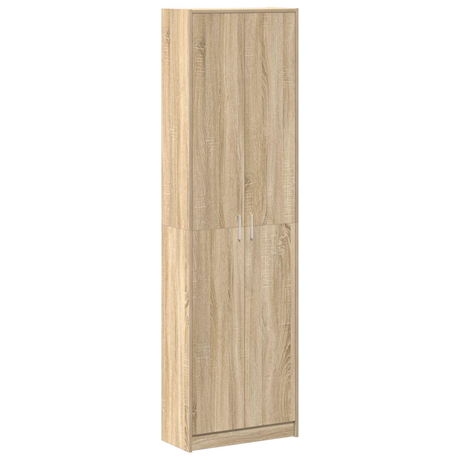 Garderobe Sonoma Eg 55x25x189 cm Konstrueret Træ