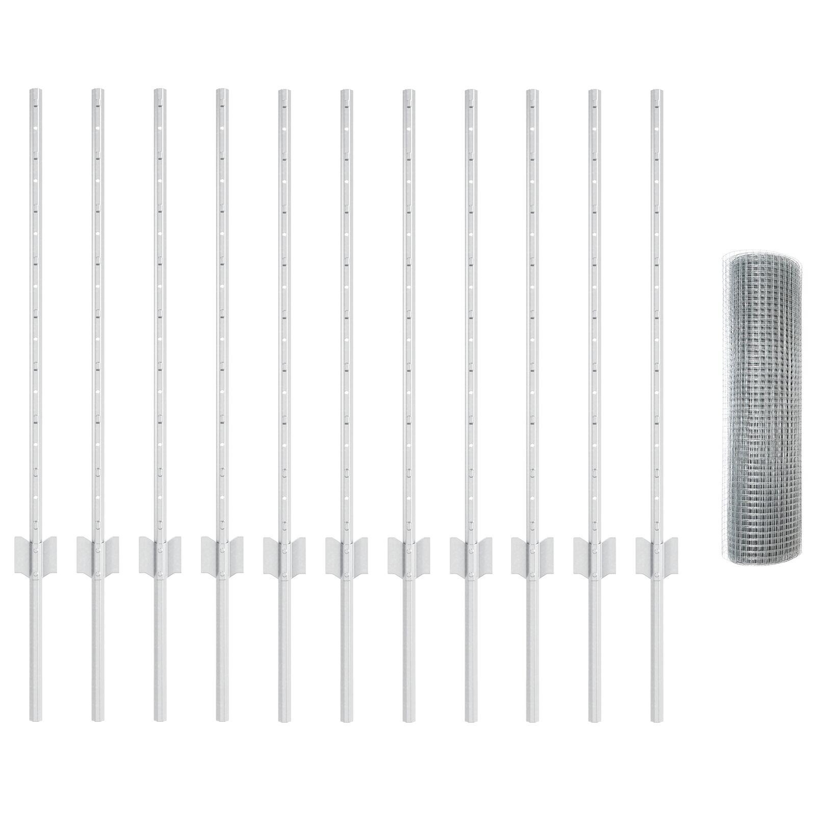 Svejsestålhegn med stolper 25 × 0,8 m - varmgalvaniseret stål billede