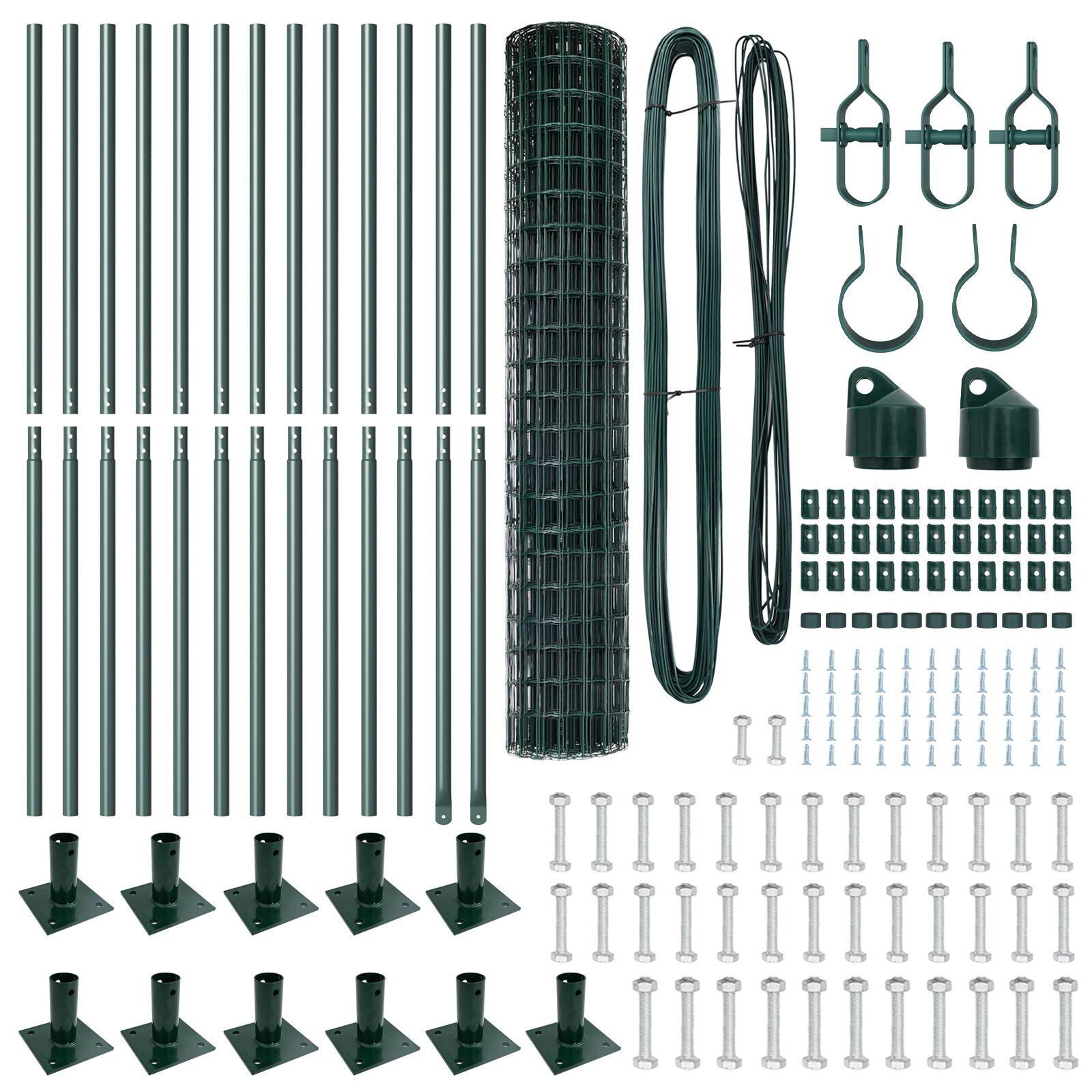 Euro Hegn med 13 Flanger Post 1.2x25 m Galvaniseret Stål