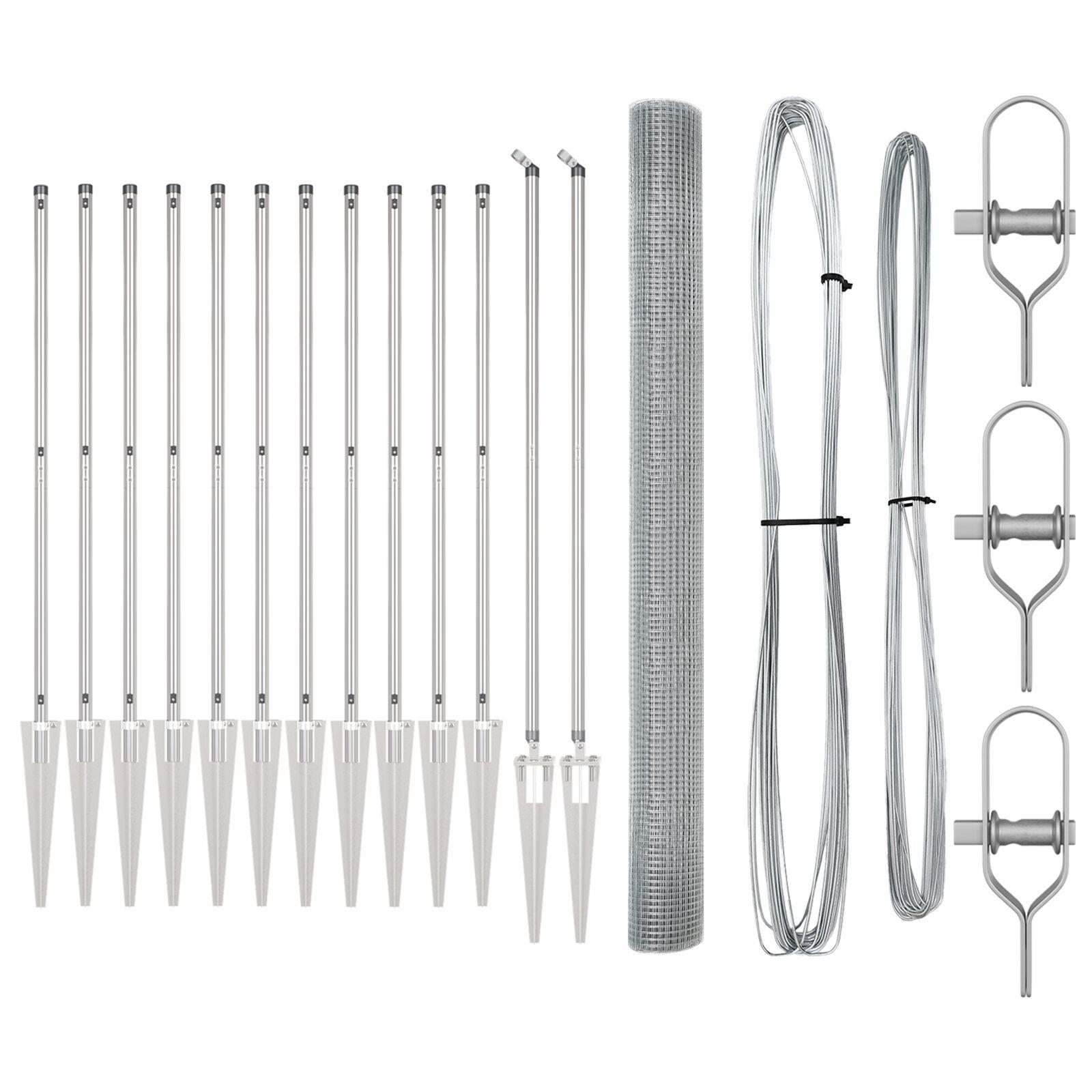 Svejset trådhegn med 13 spidse stolper 1,5x50 m galvaniseret stål