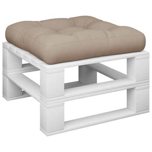 Pallehynde 60x61,5x10 cm stof gråbrun