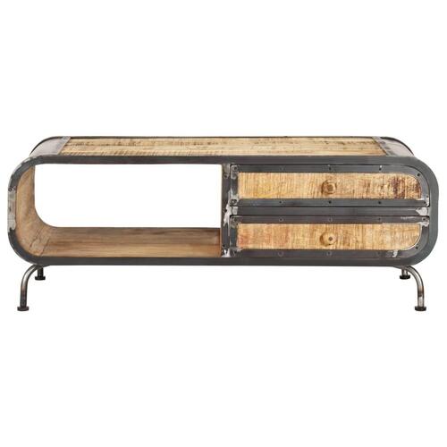 Sofabord 100 x 50 x 35 cm massivt mangotræ