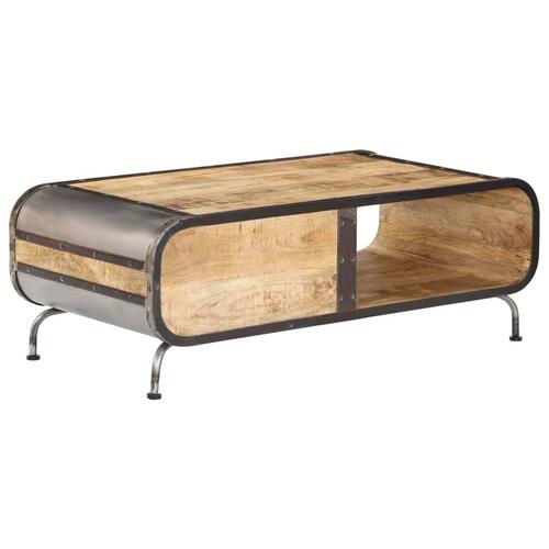 Sofabord 100 x 50 x 35 cm massivt mangotræ