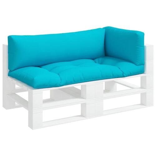 Pallehynder 3 stk. oxfordstof turkis