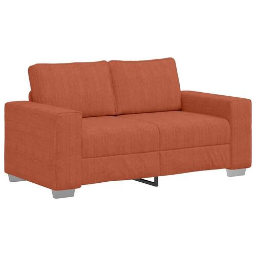 Elskovssofa 120 cm fløjlsstof rød orange
