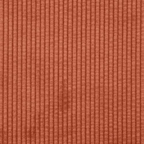 Elskovssofa 120 cm fløjlsstof rød orange