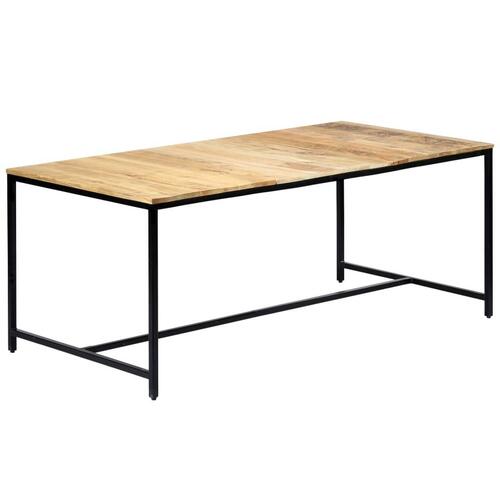 Spisebord 180 x 90 x 75 cm massivt ru mangotræ
