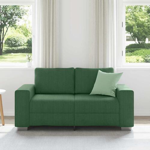 Elskovssofa 120 cm fløjlsstof junglegrøn