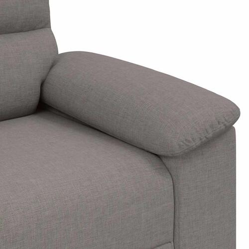 Lænestol 60 cm stof gråbrun