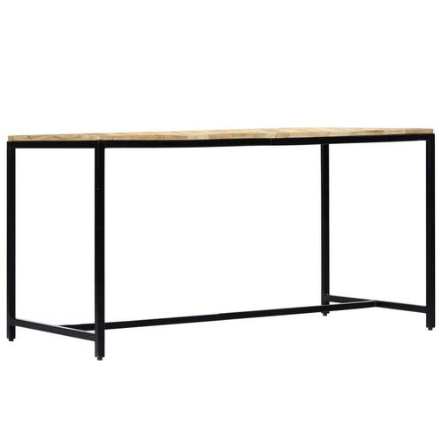 Spisebord 140 x 70 x 75 cm massivt ru mangotræ