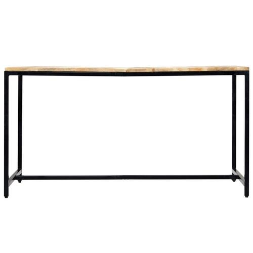 Spisebord 140 x 70 x 75 cm massivt ru mangotræ