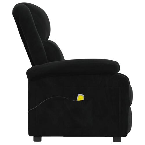 Massagestol velour sort