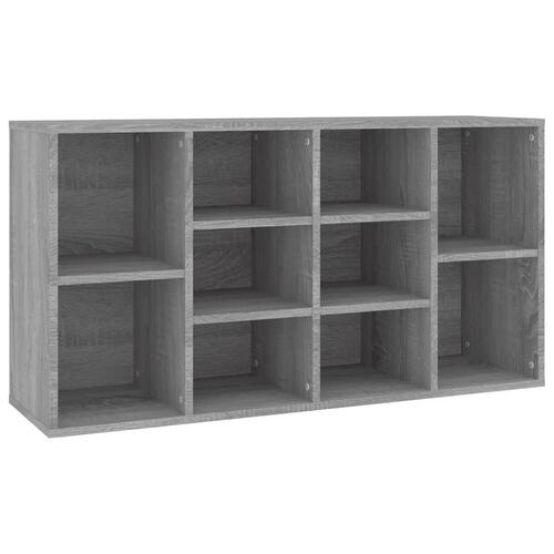 Skobænk 103x30x54,5 cm konstrueret træ Grå sonoma-eg