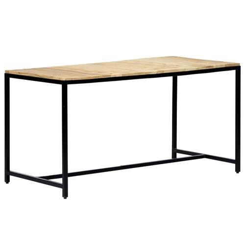 Spisebord 140 x 70 x 75 cm massivt ru mangotræ