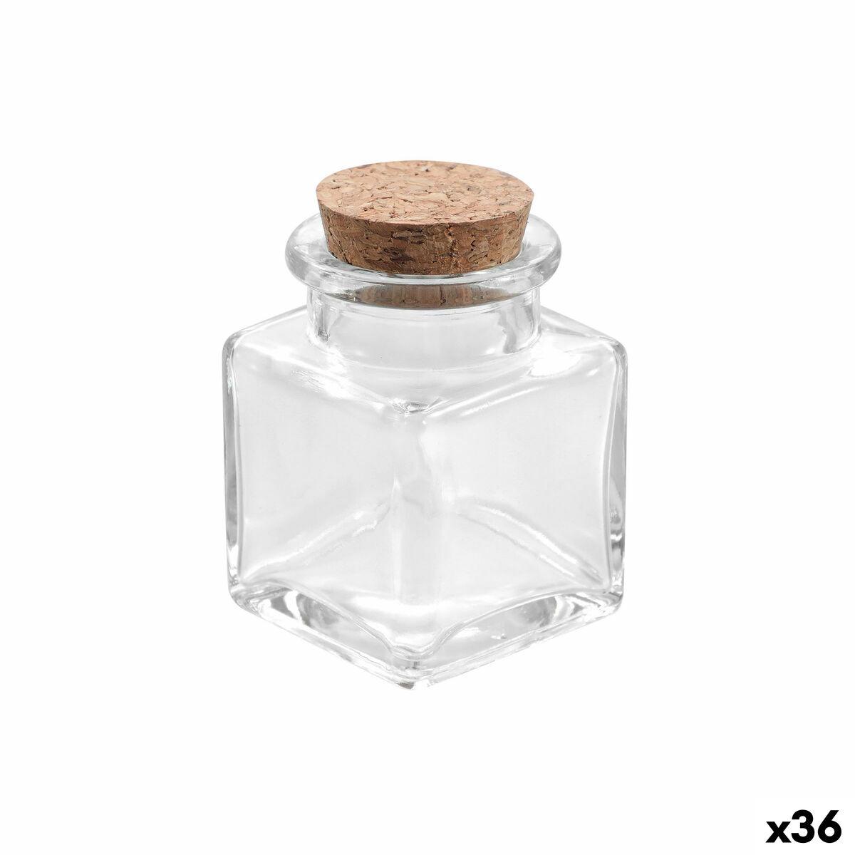 Glaskrukker med korklåg - 50 ml (36 stk.)