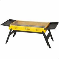 Havegrill Transportabel Aktive Stål 89 x 33 x 33 cm Gul
