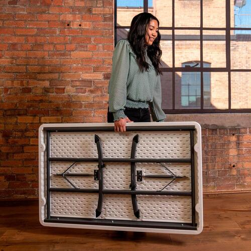 Sammenklappeligt bord Lifetime Hvid 12,2 x 7,4 x 7,6 cm