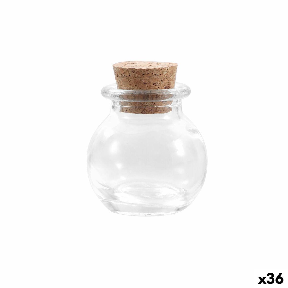Glaskrus med korkprop 50 ml - , 36 stk.
