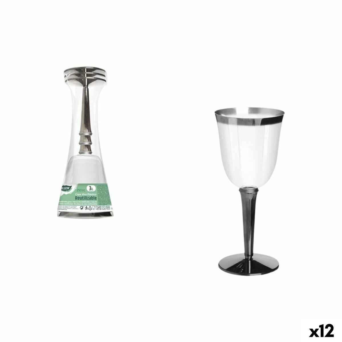 Algon vinglas - sæt á 3 dele, 12 enheder, 250 ml