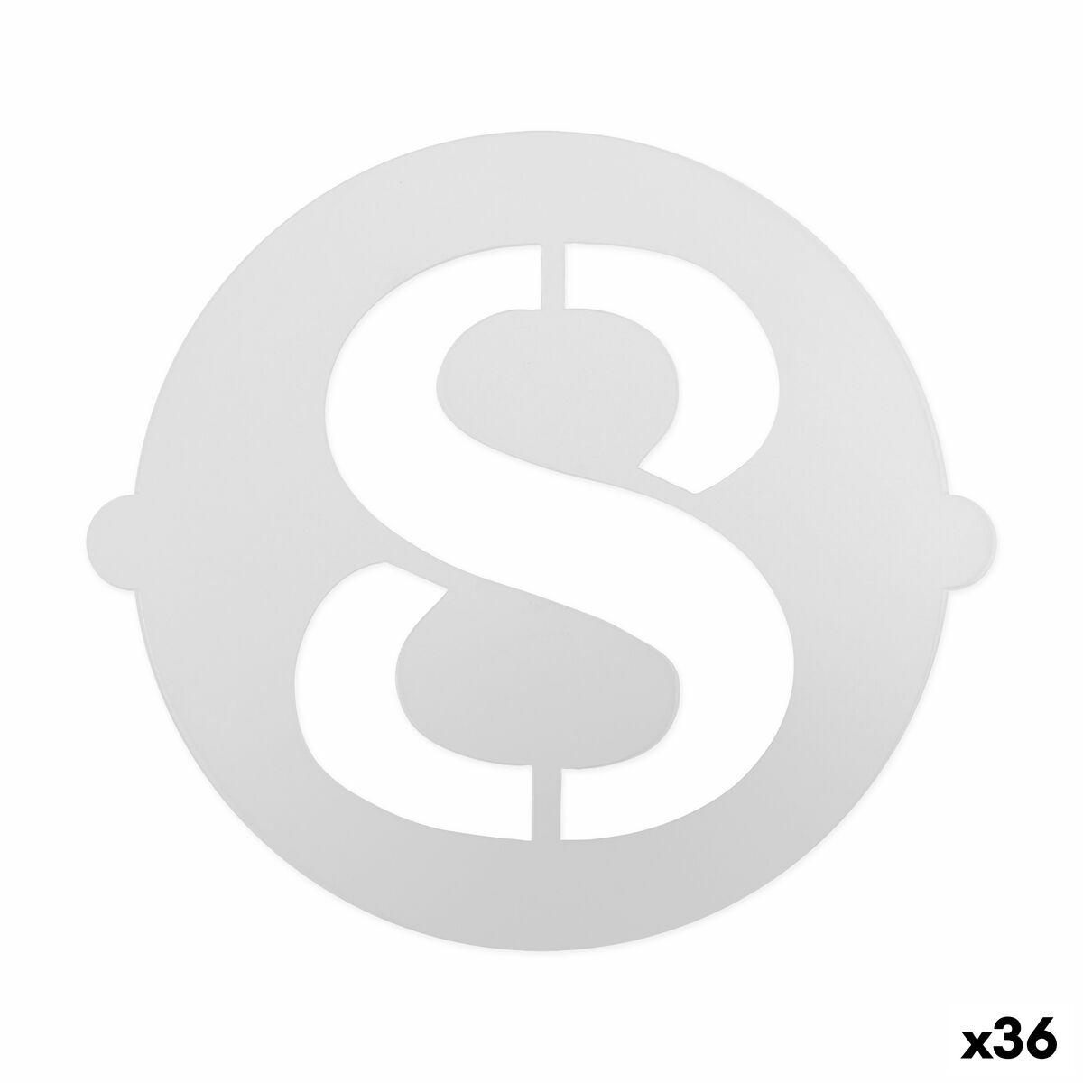 Algon kageskabelon - tallet 8, stor, 36 stk.