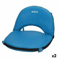 Sæde Aktive Blå 41 x 33 x 40 cm Foldbar (2 enheder)