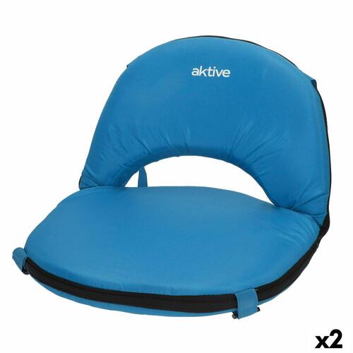 Sæde Aktive Blå 41 x 33 x 40 cm Foldbar (2 enheder)