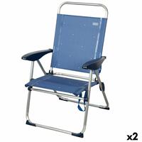 Strandstol Aktive 48 x 100 x 60 cm (2 enheder)