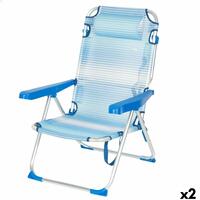 Strandstol Aktive 48 x 90 x 60 cm (2 enheder)