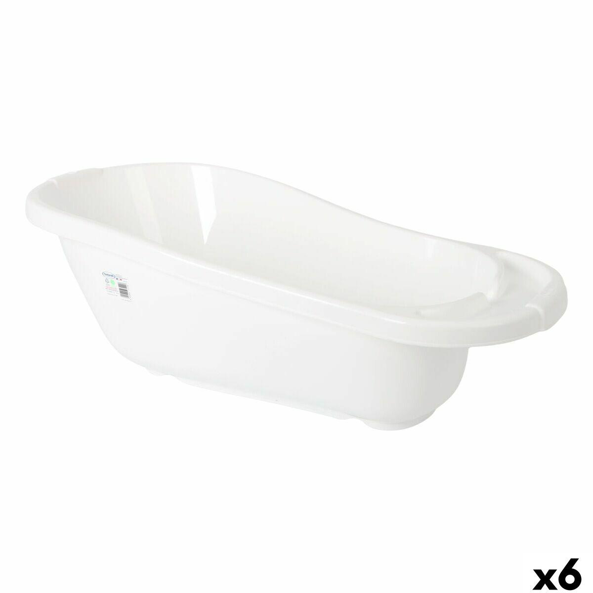 Badekar Tontarelli Baby Hvid 80 x 41 x 27 cm (6 enheder)