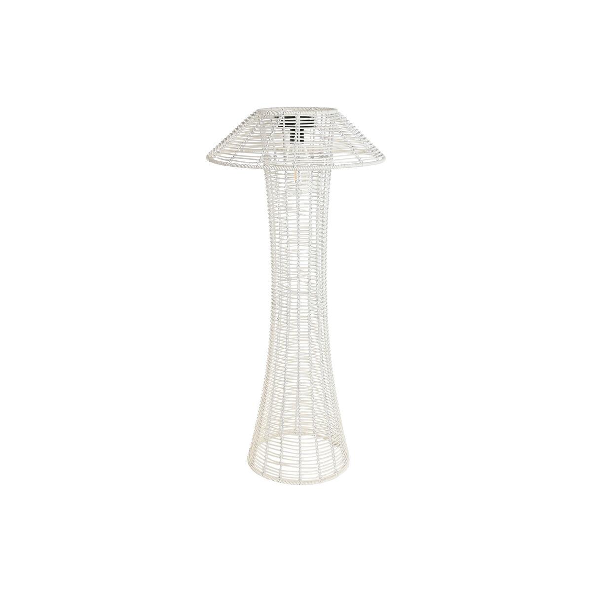 Solcellelampe - hvid, 35 × 35 × 76 cm