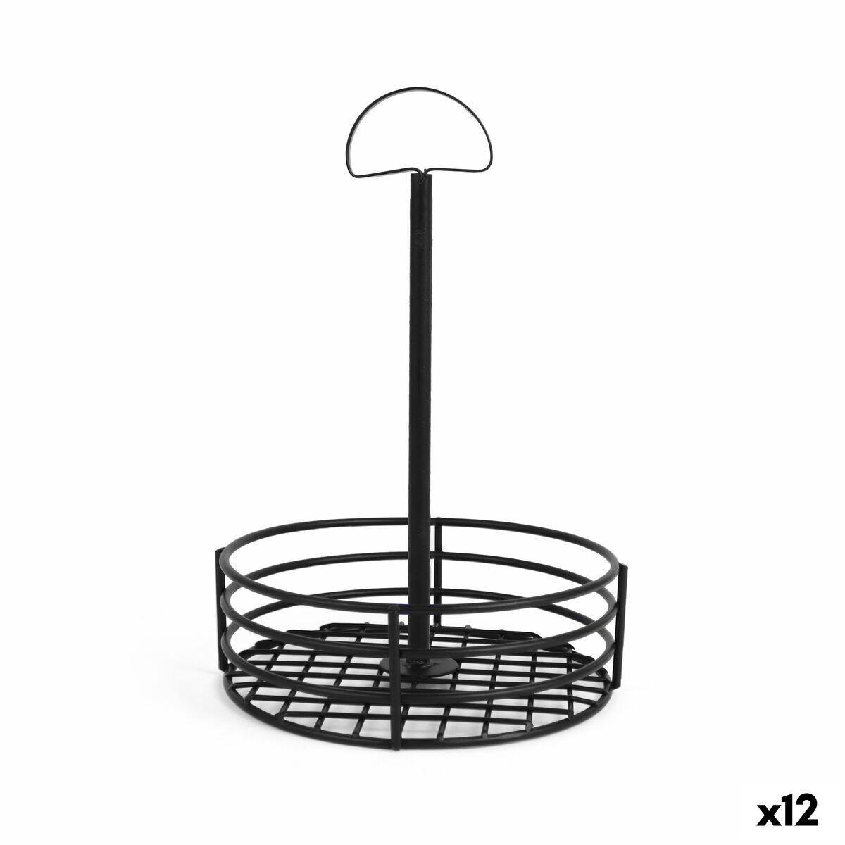 My Bar arrangør - rund holder, sort, 15 × 15 × 22 cm (12 stk)