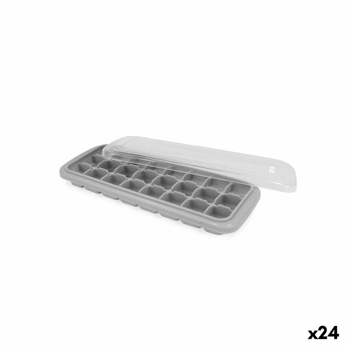 Isterningeform Quttin Silikone 24 x 10 x 2,5 cm (24 enheder)