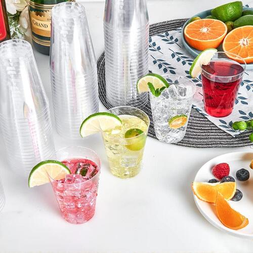 Glassæt Algon Plastik 300 ml 7 Dele (24 enheder)