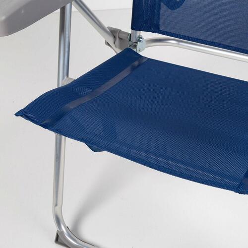 Strandstol Aktive Marineblå 47 x 89 x 56 cm (4 enheder)