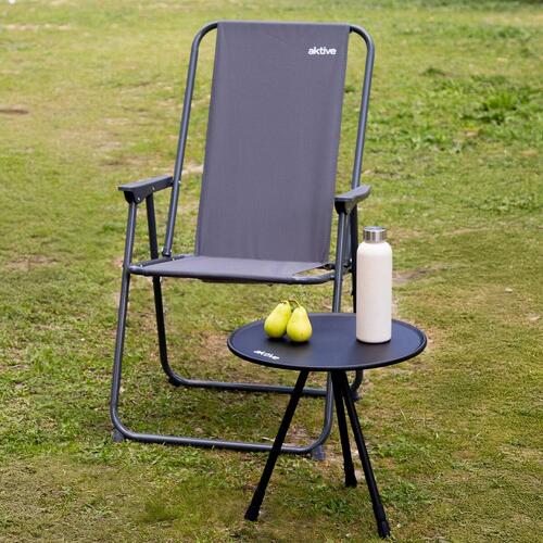 Sammenklappeligt bord Aktive Sort 37 x 55 x 37 cm (4 enheder)