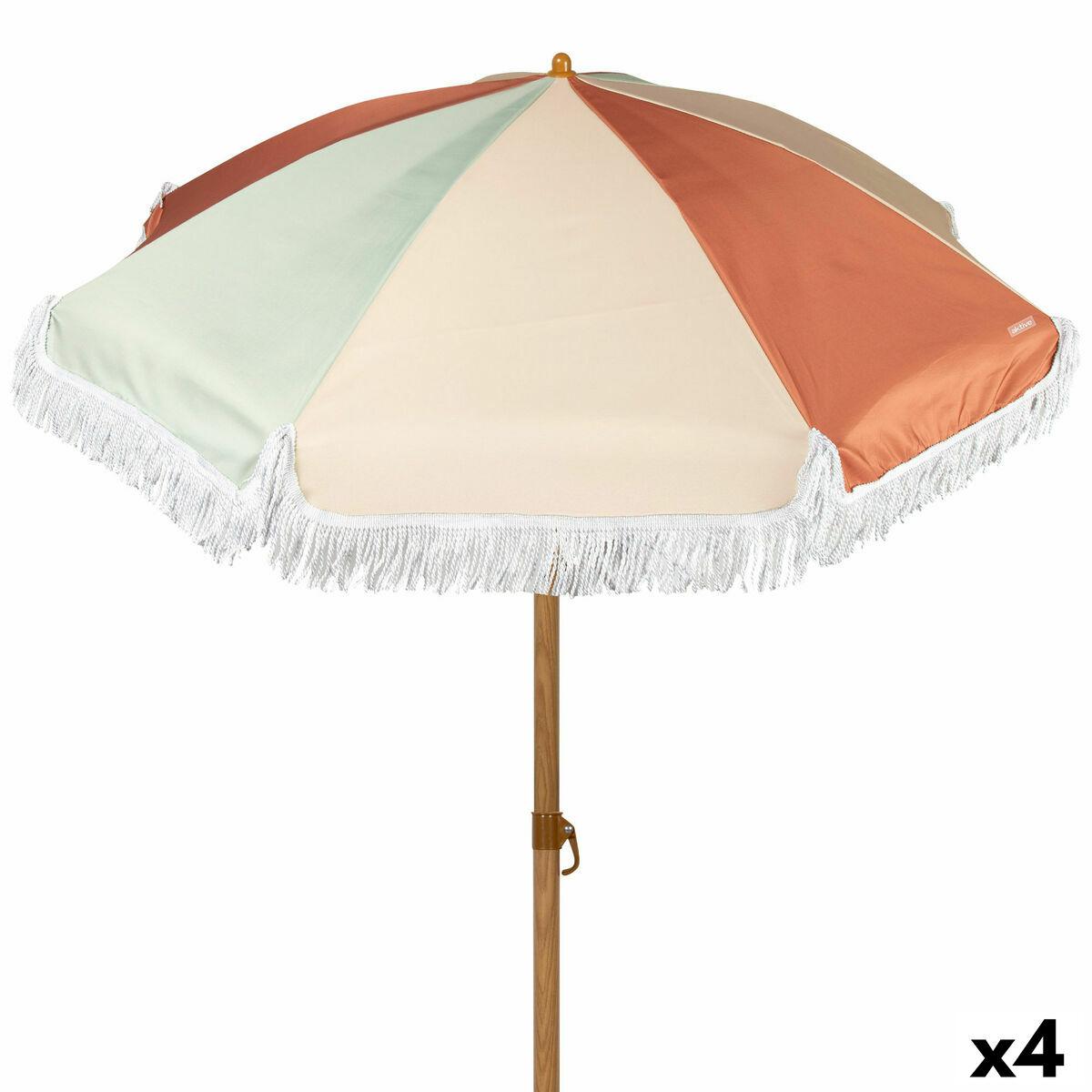 Parasol Aktive Ø 200 cm med frynser - 4 stk.