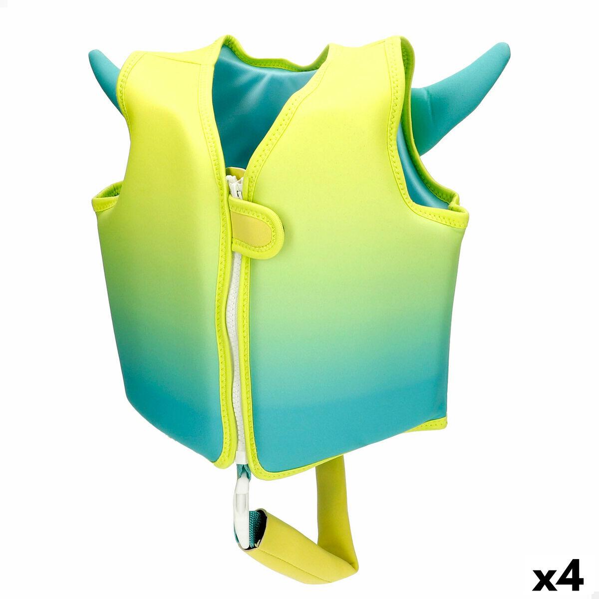 AquaSport redningsvest til børn 1-3 år, gul - 30 × 30 × 10 cm (4 stk.)