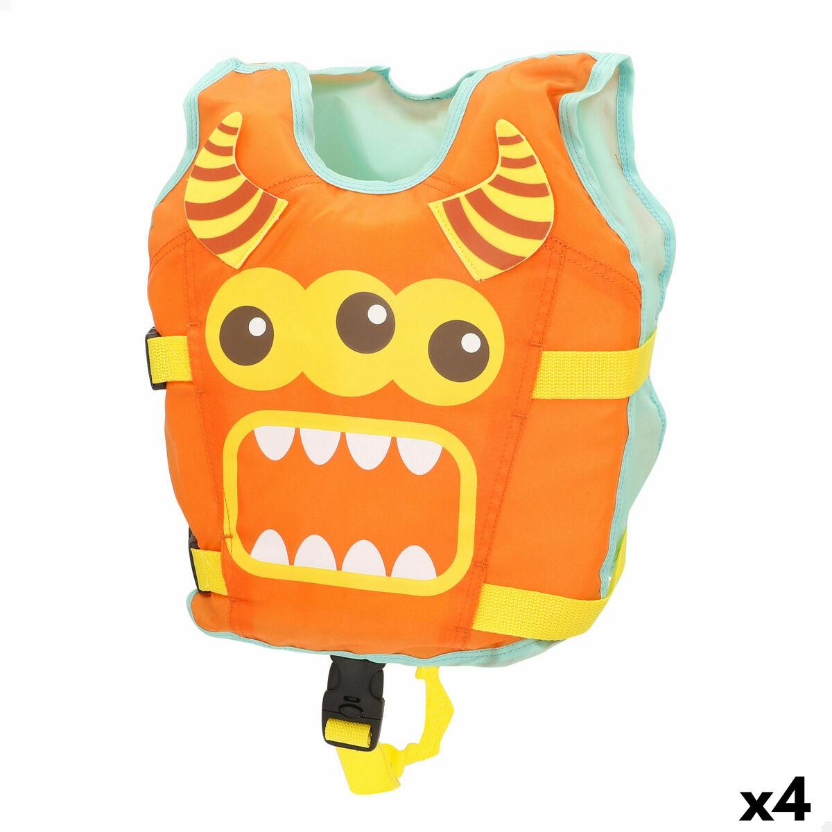 AquaSport redningsvest til børn 34 × 37 × 7 cm - Orange (4 stk.)