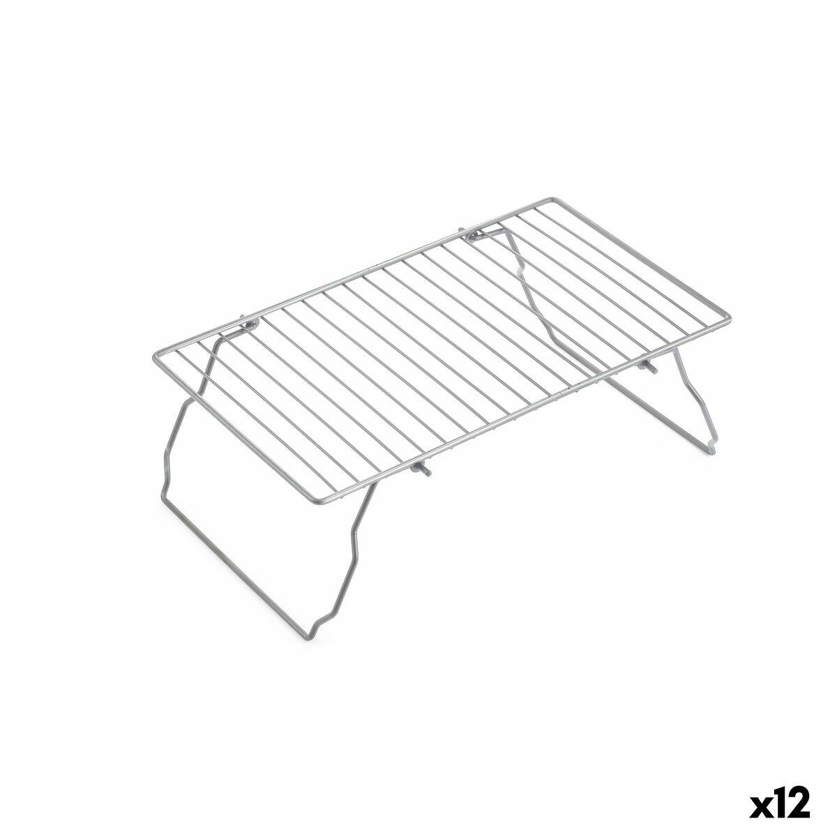 Confortime organizer til køkkenskab, foldbar hylde 37 × 21 × 13,5 cm (12 stk.)