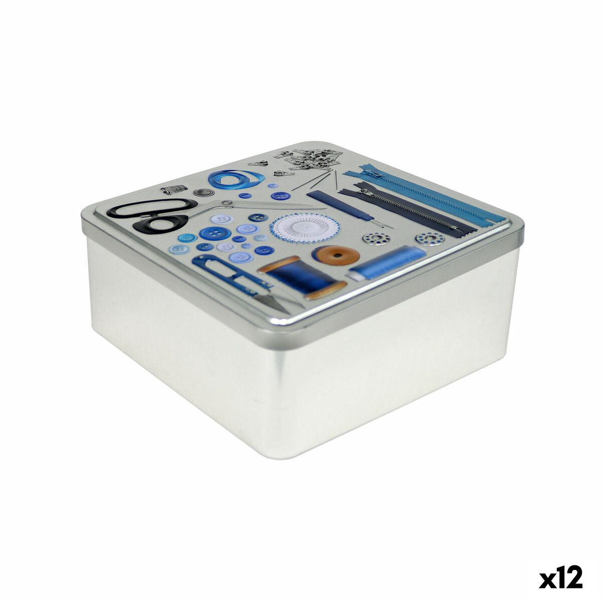 Confortime Multifunktionel metalæske Tailor - 19,7 × 19,7 × 8 cm (12 stk.)