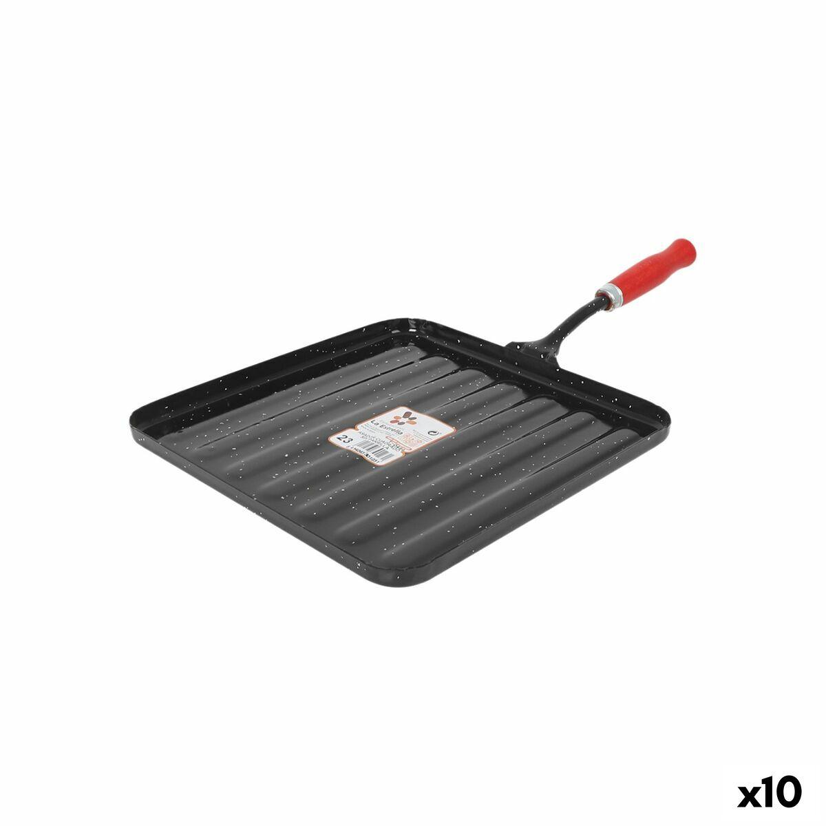 La Estrella Grillpande Jaspeada - firkantet, 40 × 23 cm (10 stk.)