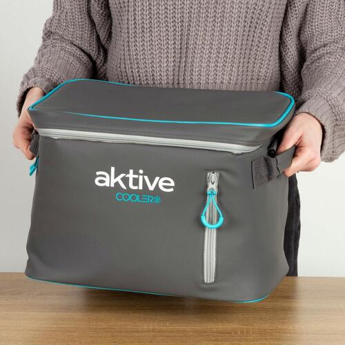 Transportabel Køleboks Aktive 18 L 34 x 26 x 21 cm Sort (6 enheder)